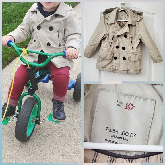 Zara Jackets & Coats Zara Classic Boy Trench Coat Jacket Poshmark